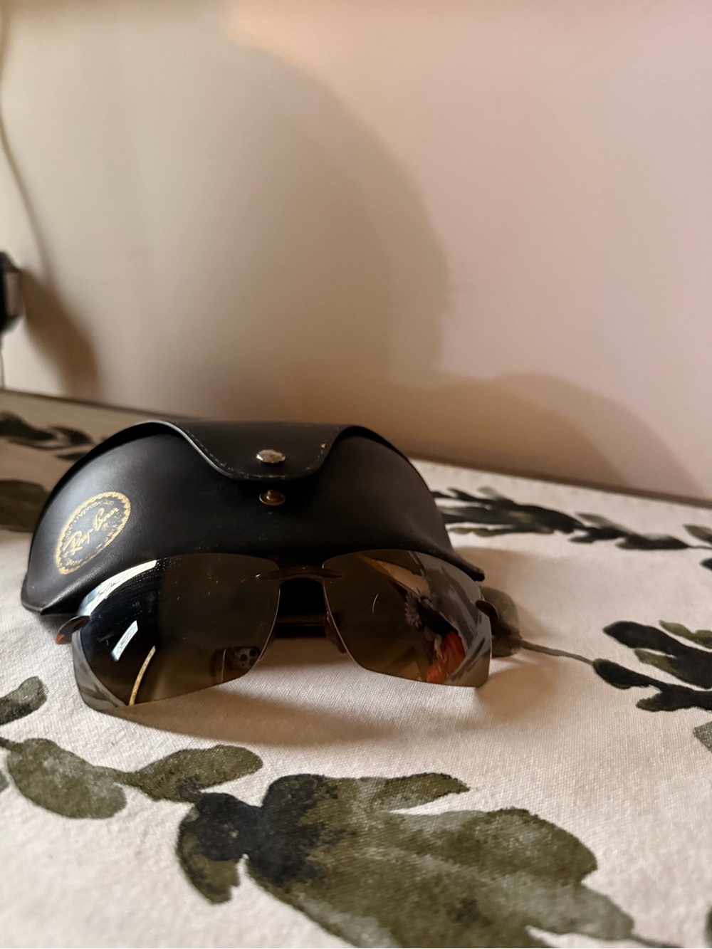 Ray-Ban Men's Brown Gradient Lens Sunglasses with Black Case
